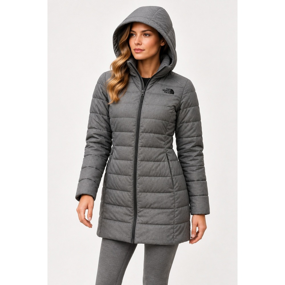 The North Face Gotham Parka II Women's Small Grey Down Hooded Outdoor Winter